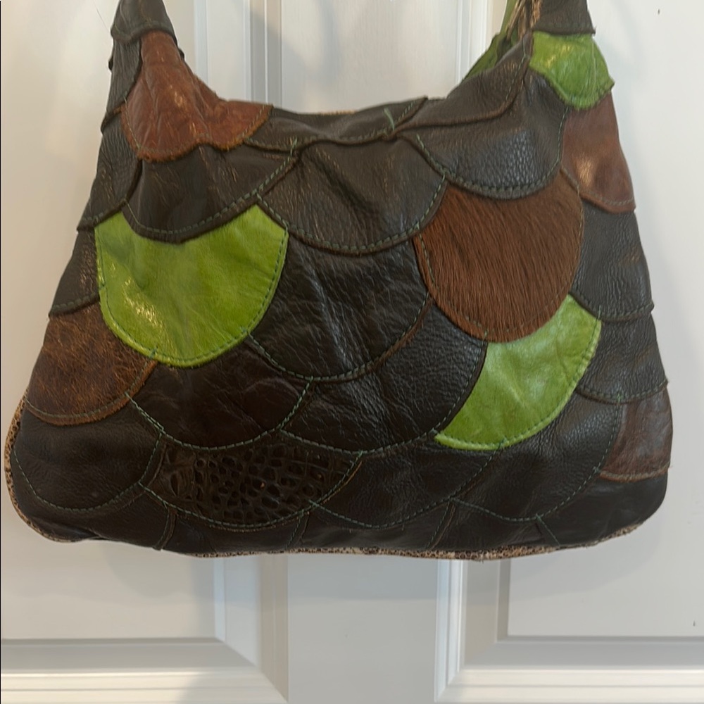 Mayamoon Patchwork Leather Shoulder Bag - image 8